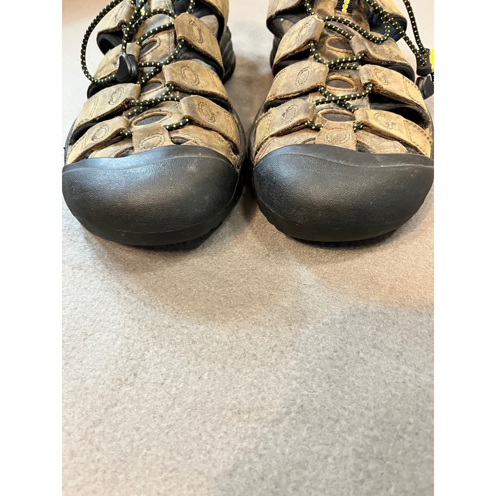 Keen Mens 11.5 Newport Sandals Leather Waterproof Brown Hiking Closed Toe - Picture 2 of 9